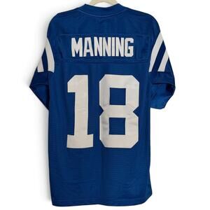 Vintage 2006 Reebok Peyton Manning Colts Jersey #18 Super Bowl Season NFL Mens S